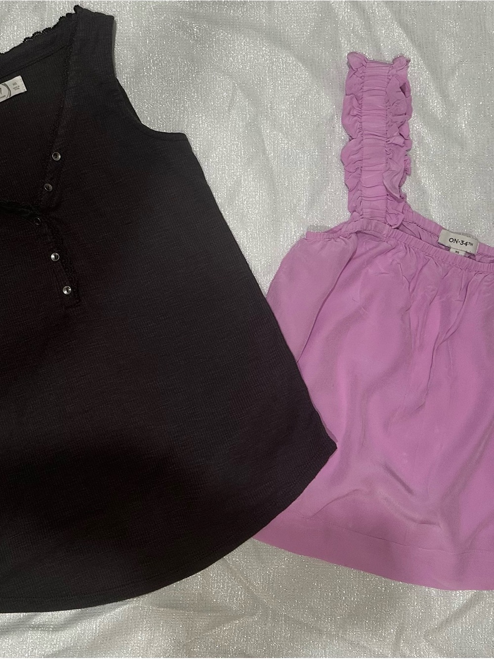 Bundle Lilac Tank Top & gray tank top